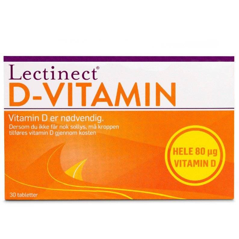 Lectinect D-vitamin - 30 tabletter - quantity-1