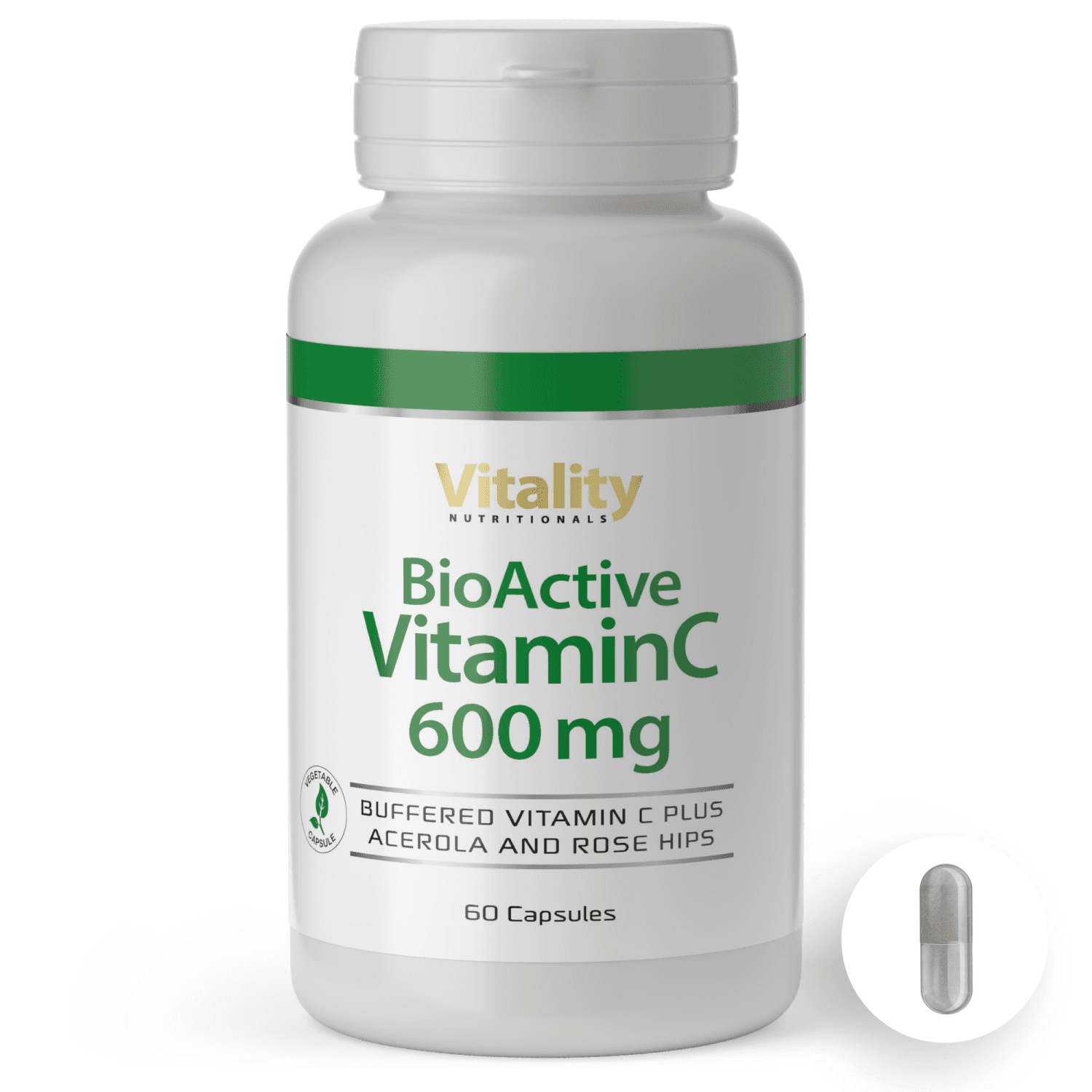 BioActive Vitamin C - 90 kapsler - quantity-1